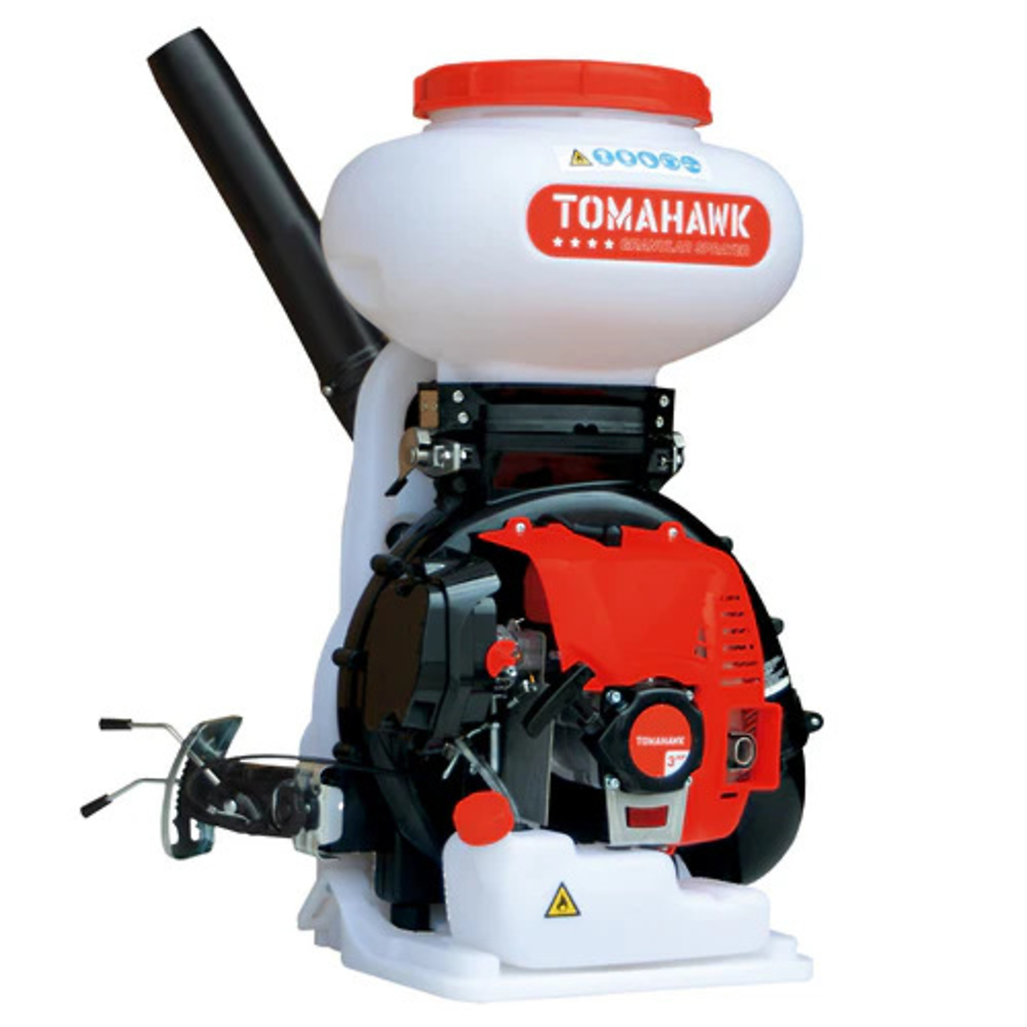 Tomahawk, Backpack Motorized Fertilizer Spreader Leaf Blower Combo, Spreader Type Backpack, Model# TGS30